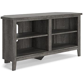 Arlenbry Corner TV Stand - Premium TV Stand from Ashley Furniture - Just $156.59! Shop now at Furniture Wholesale Plus  We are the best furniture store in Nashville, Hendersonville, Goodlettsville, Madison, Antioch, Mount Juliet, Lebanon, Gallatin, Springfield, Murfreesboro, Franklin, Brentwood