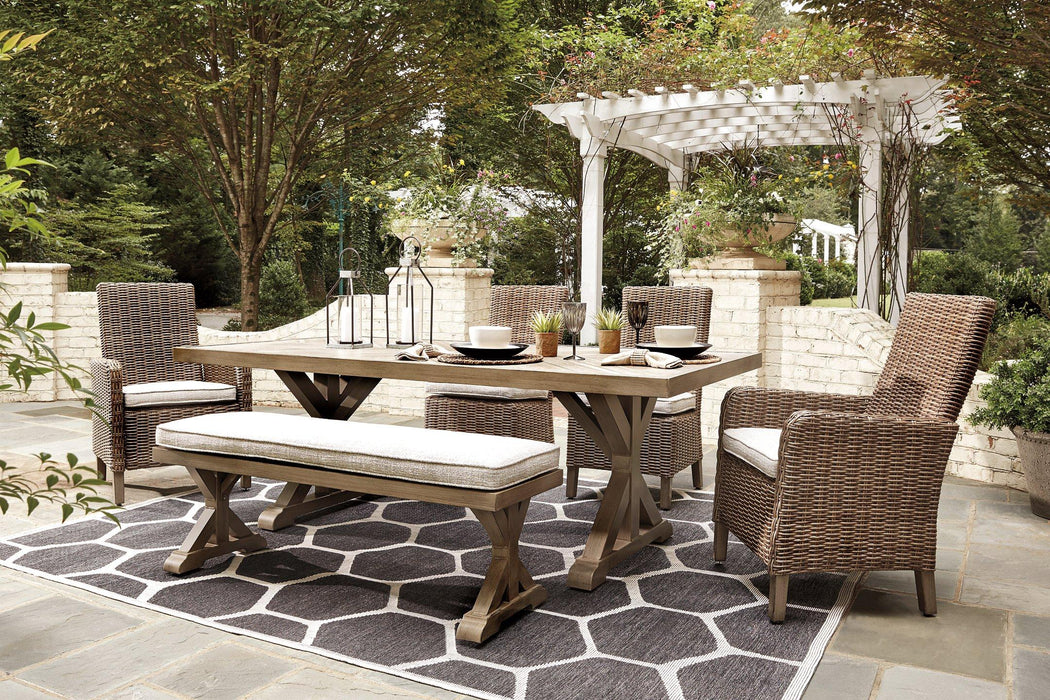 Beachcroft Outdoor Dining Set - Premium Outdoor Dining Set from Ashley Furniture - Just $2605.77! Shop now at Furniture Wholesale Plus  We are the best furniture store in Nashville, Hendersonville, Goodlettsville, Madison, Antioch, Mount Juliet, Lebanon, Gallatin, Springfield, Murfreesboro, Franklin, Brentwood