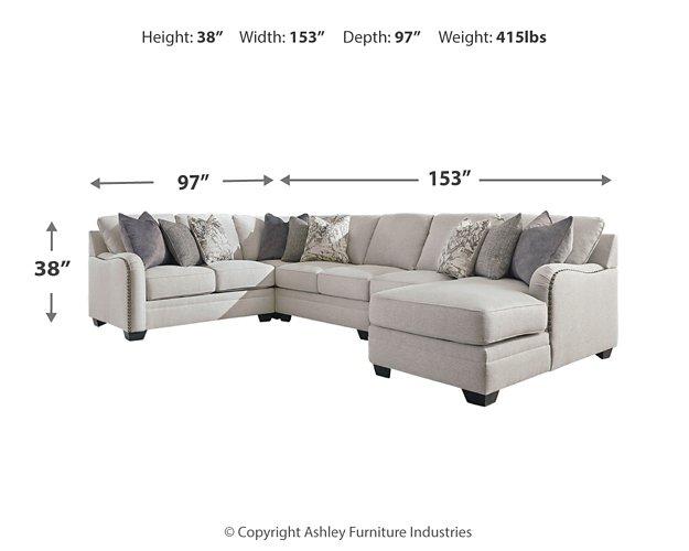 Dellara Sectional with Chaise - Premium Sectional from Ashley Furniture - Just $1368.77! Shop now at Furniture Wholesale Plus  We are the best furniture store in Nashville, Hendersonville, Goodlettsville, Madison, Antioch, Mount Juliet, Lebanon, Gallatin, Springfield, Murfreesboro, Franklin, Brentwood