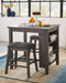 Caitbrook Counter Height Dining Table and Bar Stools (Set of 3) - Premium Counter Height Table from Ashley Furniture - Just $414.29! Shop now at Furniture Wholesale Plus  We are the best furniture store in Nashville, Hendersonville, Goodlettsville, Madison, Antioch, Mount Juliet, Lebanon, Gallatin, Springfield, Murfreesboro, Franklin, Brentwood