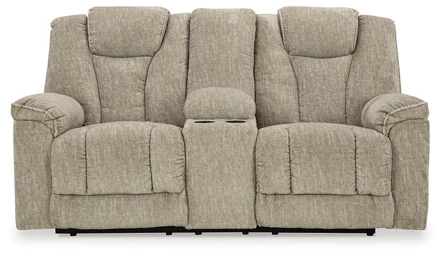 Hindmarsh Power Reclining Loveseat with Console - Premium Loveseat from Ashley Furniture - Just $1007.22! Shop now at Furniture Wholesale Plus  We are the best furniture store in Nashville, Hendersonville, Goodlettsville, Madison, Antioch, Mount Juliet, Lebanon, Gallatin, Springfield, Murfreesboro, Franklin, Brentwood