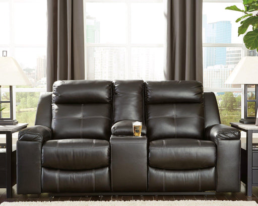 Kempten Reclining Loveseat with Console - Premium Loveseat from Ashley Furniture - Just $825.39! Shop now at Furniture Wholesale Plus  We are the best furniture store in Nashville, Hendersonville, Goodlettsville, Madison, Antioch, Mount Juliet, Lebanon, Gallatin, Springfield, Murfreesboro, Franklin, Brentwood