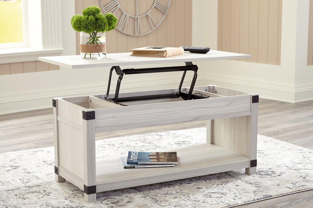 Bayflynn Lift-Top Coffee Table - Premium Cocktail Table Lift from Ashley Furniture - Just $189.12! Shop now at Furniture Wholesale Plus  We are the best furniture store in Nashville, Hendersonville, Goodlettsville, Madison, Antioch, Mount Juliet, Lebanon, Gallatin, Springfield, Murfreesboro, Franklin, Brentwood