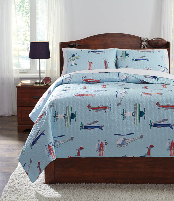 McAllen 3-Piece Quilt Set - Premium Quilt Set from Ashley Furniture - Just $74.98! Shop now at Furniture Wholesale Plus  We are the best furniture store in Nashville, Hendersonville, Goodlettsville, Madison, Antioch, Mount Juliet, Lebanon, Gallatin, Springfield, Murfreesboro, Franklin, Brentwood