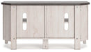 Dorrinson Corner TV Stand - Premium TV Stand from Ashley Furniture - Just $156.59! Shop now at Furniture Wholesale Plus  We are the best furniture store in Nashville, Hendersonville, Goodlettsville, Madison, Antioch, Mount Juliet, Lebanon, Gallatin, Springfield, Murfreesboro, Franklin, Brentwood