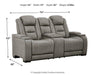 The Man-Den Power Reclining Loveseat with Console - Premium Loveseat from Ashley Furniture - Just $2152.97! Shop now at Furniture Wholesale Plus  We are the best furniture store in Nashville, Hendersonville, Goodlettsville, Madison, Antioch, Mount Juliet, Lebanon, Gallatin, Springfield, Murfreesboro, Franklin, Brentwood