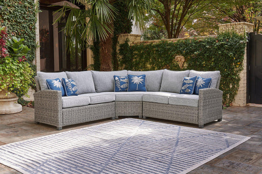 Naples Beach Outdoor Sectional - Premium Outdoor Seating from Ashley Furniture - Just $1497.66! Shop now at Furniture Wholesale Plus  We are the best furniture store in Nashville, Hendersonville, Goodlettsville, Madison, Antioch, Mount Juliet, Lebanon, Gallatin, Springfield, Murfreesboro, Franklin, Brentwood