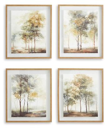 Bryneford Wall Art (Set of 4) - Premium Wall Art from Ashley Furniture - Just $166.28! Shop now at Furniture Wholesale Plus  We are the best furniture store in Nashville, Hendersonville, Goodlettsville, Madison, Antioch, Mount Juliet, Lebanon, Gallatin, Springfield, Murfreesboro, Franklin, Brentwood