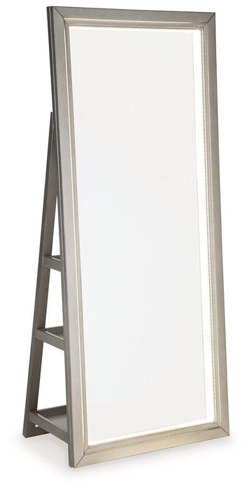 Evesen Floor Standing Mirror with Storage - Premium Mirror from Ashley Furniture - Just $302.21! Shop now at Furniture Wholesale Plus  We are the best furniture store in Nashville, Hendersonville, Goodlettsville, Madison, Antioch, Mount Juliet, Lebanon, Gallatin, Springfield, Murfreesboro, Franklin, Brentwood