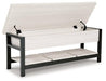 Rhyson Storage Bench - Premium Bench from Ashley Furniture - Just $130.86! Shop now at Furniture Wholesale Plus  We are the best furniture store in Nashville, Hendersonville, Goodlettsville, Madison, Antioch, Mount Juliet, Lebanon, Gallatin, Springfield, Murfreesboro, Franklin, Brentwood