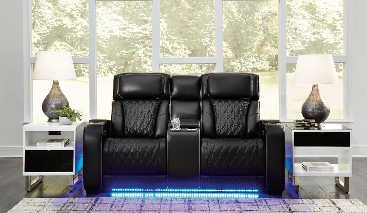 Boyington Power Reclining Loveseat with Console - Premium Loveseat from Ashley Furniture - Just $2061.17! Shop now at Furniture Wholesale Plus  We are the best furniture store in Nashville, Hendersonville, Goodlettsville, Madison, Antioch, Mount Juliet, Lebanon, Gallatin, Springfield, Murfreesboro, Franklin, Brentwood