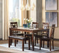 Bennox Dining Table and Chairs with Bench (Set of 6) - Premium Dining Table from Ashley Furniture - Just $559.09! Shop now at Furniture Wholesale Plus  We are the best furniture store in Nashville, Hendersonville, Goodlettsville, Madison, Antioch, Mount Juliet, Lebanon, Gallatin, Springfield, Murfreesboro, Franklin, Brentwood