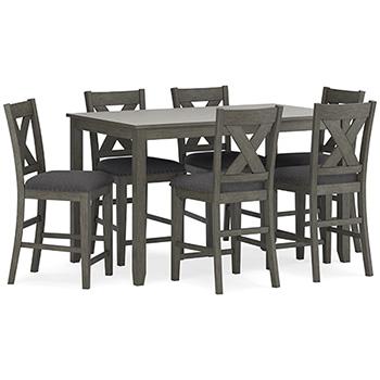 Caitbrook Counter Height Dining Table and Bar Stools (Set of 7) - Premium Counter Height Table from Ashley Furniture - Just $746.13! Shop now at Furniture Wholesale Plus  We are the best furniture store in Nashville, Hendersonville, Goodlettsville, Madison, Antioch, Mount Juliet, Lebanon, Gallatin, Springfield, Murfreesboro, Franklin, Brentwood