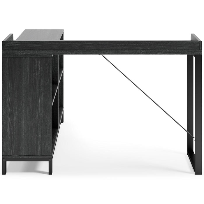 Yarlow Home Office L-Desk - Premium Desk from Ashley Furniture - Just $190.14! Shop now at Furniture Wholesale Plus  We are the best furniture store in Nashville, Hendersonville, Goodlettsville, Madison, Antioch, Mount Juliet, Lebanon, Gallatin, Springfield, Murfreesboro, Franklin, Brentwood