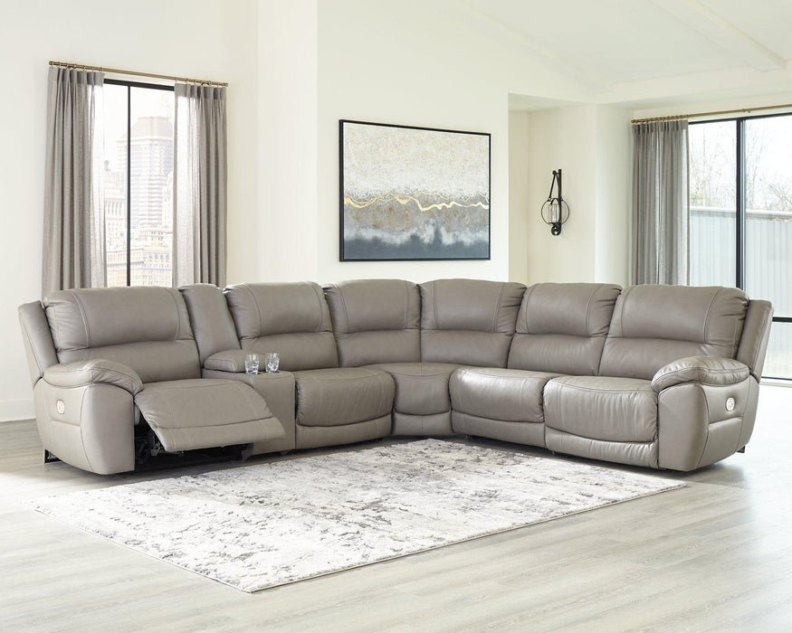 Dunleith Power Reclining Sectional - Premium Sectional from Ashley Furniture - Just $2522.88! Shop now at Furniture Wholesale Plus  We are the best furniture store in Nashville, Hendersonville, Goodlettsville, Madison, Antioch, Mount Juliet, Lebanon, Gallatin, Springfield, Murfreesboro, Franklin, Brentwood