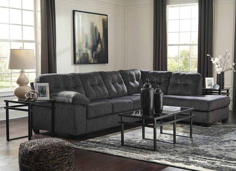 Accrington 2-Piece Sectional with Chaise - Premium Sectional from Ashley Furniture - Just $1206.50! Shop now at Furniture Wholesale Plus  We are the best furniture store in Nashville, Hendersonville, Goodlettsville, Madison, Antioch, Mount Juliet, Lebanon, Gallatin, Springfield, Murfreesboro, Franklin, Brentwood