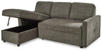 Kerle 2-Piece Sectional with Pop Up Bed - Premium Sectional from Ashley Furniture - Just $989.21! Shop now at Furniture Wholesale Plus  We are the best furniture store in Nashville, Hendersonville, Goodlettsville, Madison, Antioch, Mount Juliet, Lebanon, Gallatin, Springfield, Murfreesboro, Franklin, Brentwood