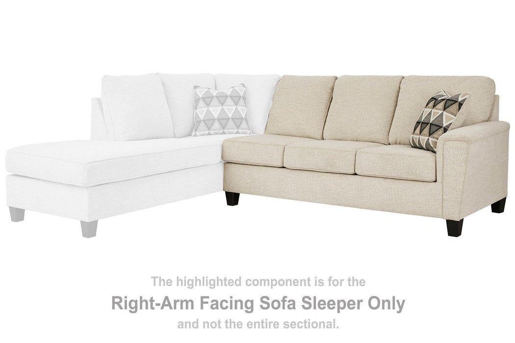 Abinger 2-Piece Sleeper Sectional with Chaise - Premium Sectional from Ashley Furniture - Just $1315.95! Shop now at Furniture Wholesale Plus  We are the best furniture store in Nashville, Hendersonville, Goodlettsville, Madison, Antioch, Mount Juliet, Lebanon, Gallatin, Springfield, Murfreesboro, Franklin, Brentwood