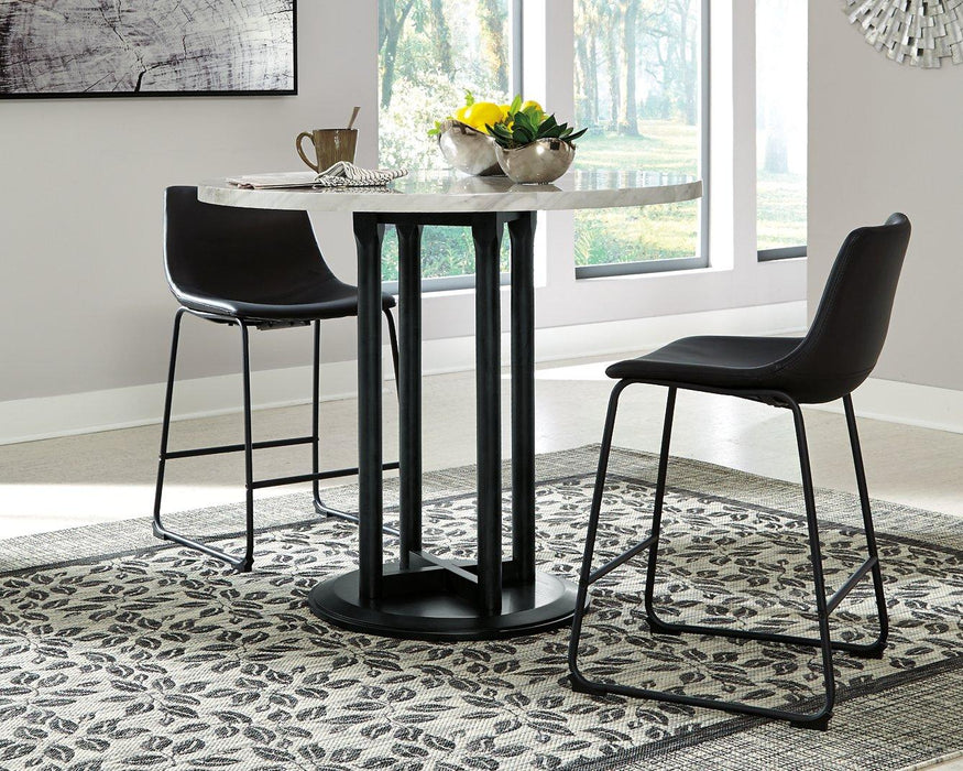 Centiar Counter Height Dining Set - Premium Barstool Set from Ashley Furniture - Just $474.62! Shop now at Furniture Wholesale Plus  We are the best furniture store in Nashville, Hendersonville, Goodlettsville, Madison, Antioch, Mount Juliet, Lebanon, Gallatin, Springfield, Murfreesboro, Franklin, Brentwood