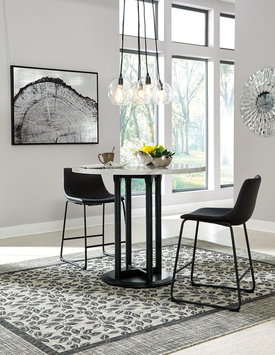 Centiar Counter Height Dining Set - Premium Barstool Set from Ashley Furniture - Just $474.62! Shop now at Furniture Wholesale Plus  We are the best furniture store in Nashville, Hendersonville, Goodlettsville, Madison, Antioch, Mount Juliet, Lebanon, Gallatin, Springfield, Murfreesboro, Franklin, Brentwood