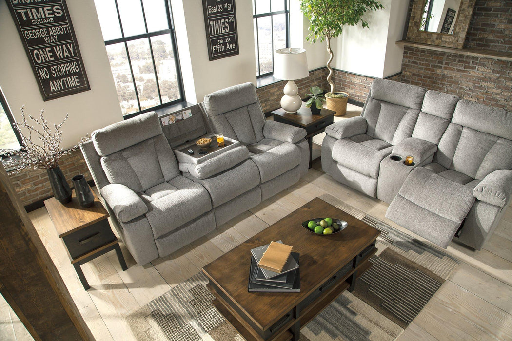 Mitchiner Reclining Sofa with Drop Down Table - Premium Sofa from Ashley Furniture - Just $855.87! Shop now at Furniture Wholesale Plus  We are the best furniture store in Nashville, Hendersonville, Goodlettsville, Madison, Antioch, Mount Juliet, Lebanon, Gallatin, Springfield, Murfreesboro, Franklin, Brentwood