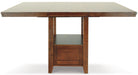 Ralene Counter Height Dining Extension Table - Premium Counter Height Table from Ashley Furniture - Just $372.06! Shop now at Furniture Wholesale Plus  We are the best furniture store in Nashville, Hendersonville, Goodlettsville, Madison, Antioch, Mount Juliet, Lebanon, Gallatin, Springfield, Murfreesboro, Franklin, Brentwood