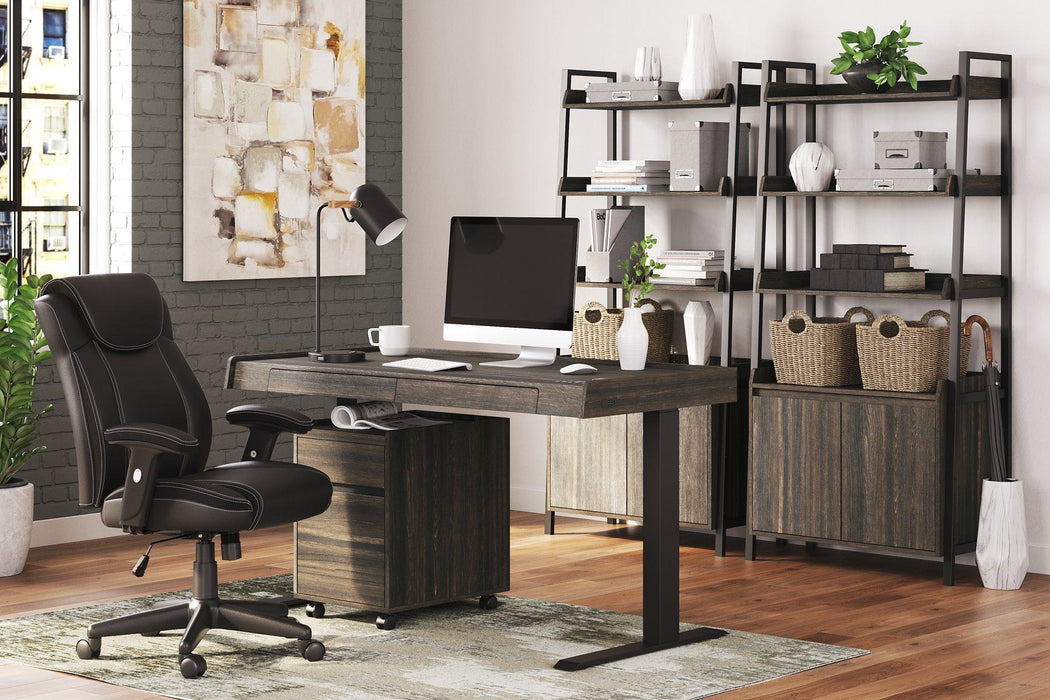 Zendex 55" Adjustable Height Desk - Premium Desk from Ashley Furniture - Just $574.99! Shop now at Furniture Wholesale Plus  We are the best furniture store in Nashville, Hendersonville, Goodlettsville, Madison, Antioch, Mount Juliet, Lebanon, Gallatin, Springfield, Murfreesboro, Franklin, Brentwood