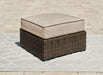 Coastline Bay Outdoor Ottoman with Cushion - Premium Outdoor Ottoman from Ashley Furniture - Just $258.22! Shop now at Furniture Wholesale Plus  We are the best furniture store in Nashville, Hendersonville, Goodlettsville, Madison, Antioch, Mount Juliet, Lebanon, Gallatin, Springfield, Murfreesboro, Franklin, Brentwood