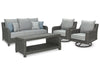 Elite Park Outdoor Sofa, Lounge Chairs and Cocktail Table - Premium Outdoor Table Set from Ashley Furniture - Just $2622.44! Shop now at Furniture Wholesale Plus  We are the best furniture store in Nashville, Hendersonville, Goodlettsville, Madison, Antioch, Mount Juliet, Lebanon, Gallatin, Springfield, Murfreesboro, Franklin, Brentwood