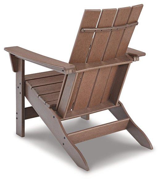 Emmeline 2 Adirondack Chairs with Tete-A-Tete Table Connector - Premium Outdoor Seating Set from Ashley Furniture - Just $489.53! Shop now at Furniture Wholesale Plus  We are the best furniture store in Nashville, Hendersonville, Goodlettsville, Madison, Antioch, Mount Juliet, Lebanon, Gallatin, Springfield, Murfreesboro, Franklin, Brentwood