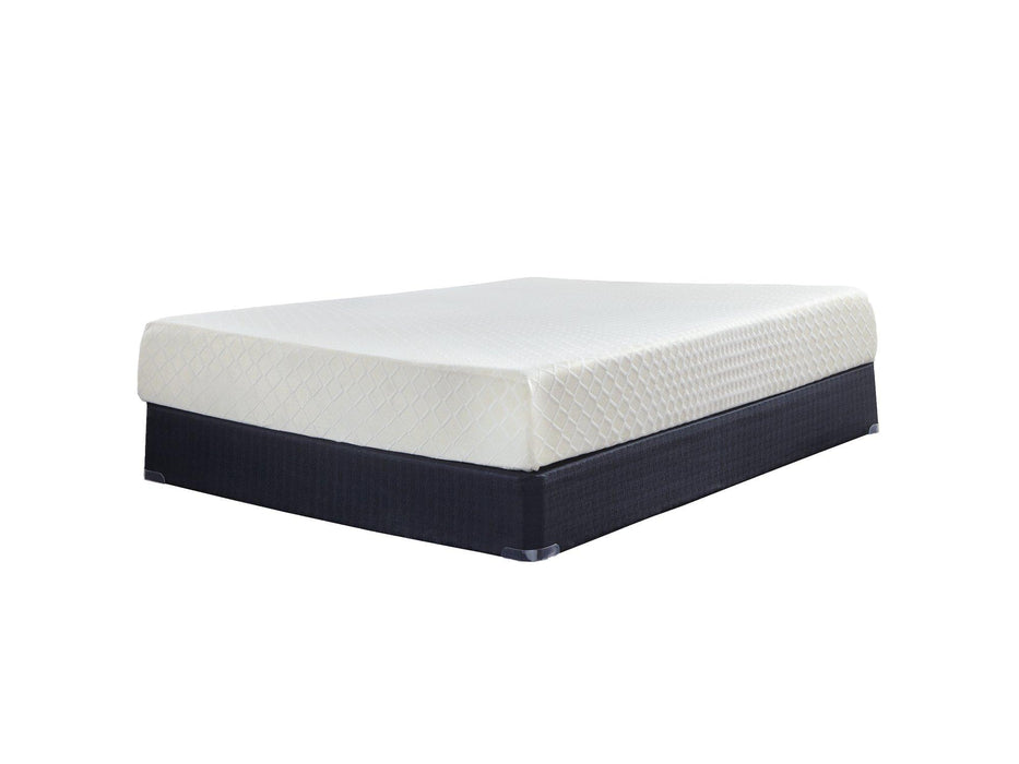 10 Inch Chime Memory Foam Mattress in a Box - Premium Mattress from Ashley Furniture - Just $292.44! Shop now at Furniture Wholesale Plus  We are the best furniture store in Nashville, Hendersonville, Goodlettsville, Madison, Antioch, Mount Juliet, Lebanon, Gallatin, Springfield, Murfreesboro, Franklin, Brentwood