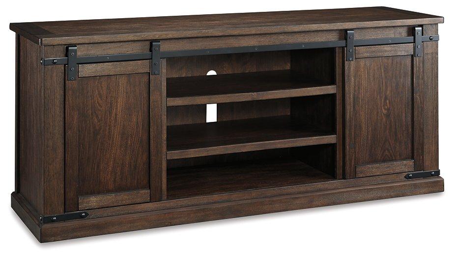 Budmore 70" TV Stand - Premium TV Stand from Ashley Furniture - Just $641.55! Shop now at Furniture Wholesale Plus  We are the best furniture store in Nashville, Hendersonville, Goodlettsville, Madison, Antioch, Mount Juliet, Lebanon, Gallatin, Springfield, Murfreesboro, Franklin, Brentwood