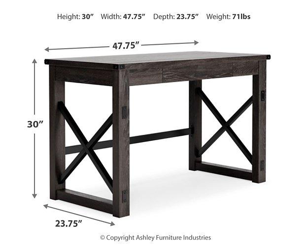 Freedan 48" Home Office Desk - Premium Desk from Ashley Furniture - Just $258.99! Shop now at Furniture Wholesale Plus  We are the best furniture store in Nashville, Hendersonville, Goodlettsville, Madison, Antioch, Mount Juliet, Lebanon, Gallatin, Springfield, Murfreesboro, Franklin, Brentwood