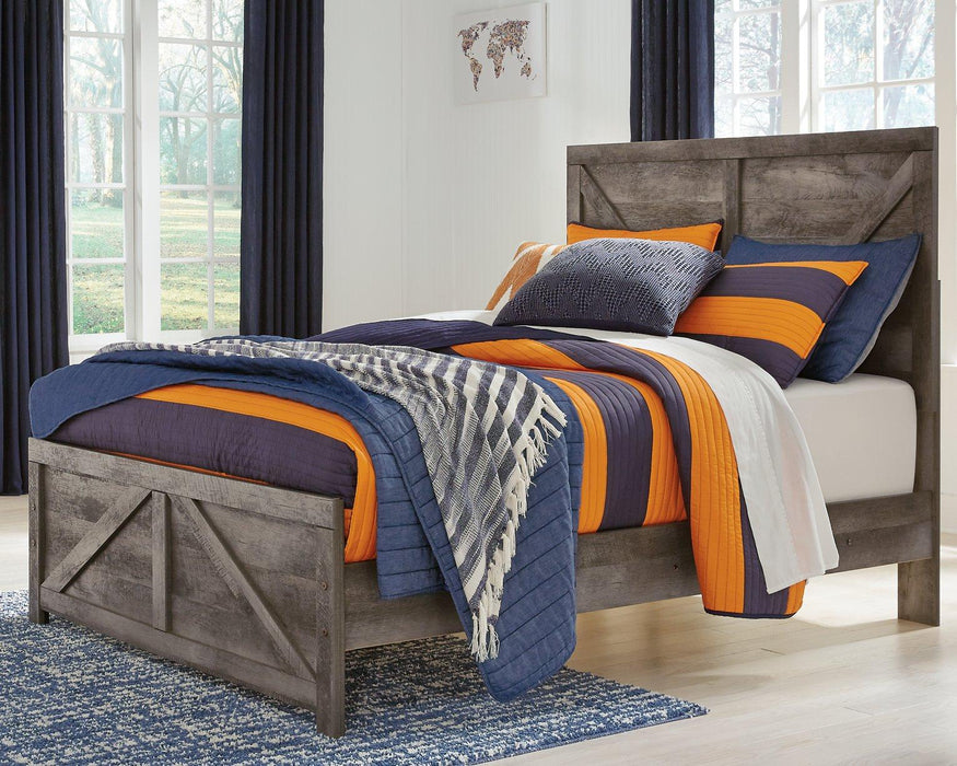 Wynnlow Crossbuck Bed - Premium Bed from Ashley Furniture - Just $243.35! Shop now at Furniture Wholesale Plus  We are the best furniture store in Nashville, Hendersonville, Goodlettsville, Madison, Antioch, Mount Juliet, Lebanon, Gallatin, Springfield, Murfreesboro, Franklin, Brentwood