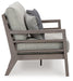 Hillside Barn Outdoor Loveseat with Cushion - Premium Outdoor Seating from Ashley Furniture - Just $1287.92! Shop now at Furniture Wholesale Plus  We are the best furniture store in Nashville, Hendersonville, Goodlettsville, Madison, Antioch, Mount Juliet, Lebanon, Gallatin, Springfield, Murfreesboro, Franklin, Brentwood