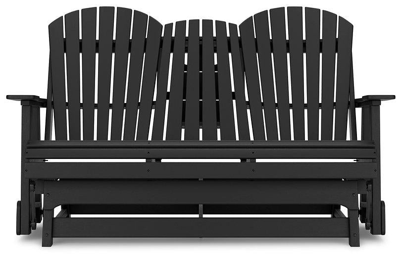 Hyland wave Outdoor Glider Loveseat - Premium Outdoor Seating from Ashley Furniture - Just $978.98! Shop now at Furniture Wholesale Plus  We are the best furniture store in Nashville, Hendersonville, Goodlettsville, Madison, Antioch, Mount Juliet, Lebanon, Gallatin, Springfield, Murfreesboro, Franklin, Brentwood