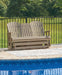 Hyland wave Outdoor Glider Loveseat - Premium Outdoor Seating from Ashley Furniture - Just $978.98! Shop now at Furniture Wholesale Plus  We are the best furniture store in Nashville, Hendersonville, Goodlettsville, Madison, Antioch, Mount Juliet, Lebanon, Gallatin, Springfield, Murfreesboro, Franklin, Brentwood