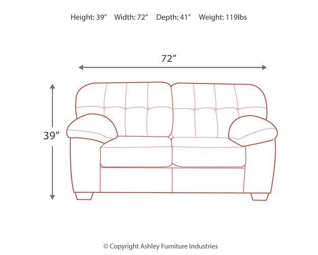 Accrington Loveseat - Premium Loveseat from Ashley Furniture - Just $584.64! Shop now at Furniture Wholesale Plus  We are the best furniture store in Nashville, Hendersonville, Goodlettsville, Madison, Antioch, Mount Juliet, Lebanon, Gallatin, Springfield, Murfreesboro, Franklin, Brentwood