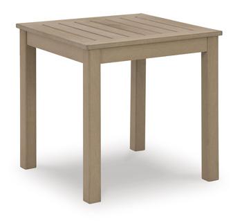 Hallow Creek Outdoor End Table - Premium Outdoor End Table from Ashley Furniture - Just $189.12! Shop now at Furniture Wholesale Plus  We are the best furniture store in Nashville, Hendersonville, Goodlettsville, Madison, Antioch, Mount Juliet, Lebanon, Gallatin, Springfield, Murfreesboro, Franklin, Brentwood