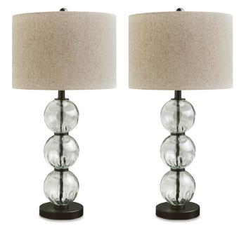 Airbal Table Lamp (Set of 2) - Premium Table Lamp Pair from Ashley Furniture - Just $125.56! Shop now at Furniture Wholesale Plus  We are the best furniture store in Nashville, Hendersonville, Goodlettsville, Madison, Antioch, Mount Juliet, Lebanon, Gallatin, Springfield, Murfreesboro, Franklin, Brentwood