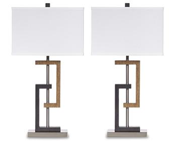 Syler Table Lamp (Set of 2) - Premium Table Lamp Pair from Ashley Furniture - Just $116.73! Shop now at Furniture Wholesale Plus  We are the best furniture store in Nashville, Hendersonville, Goodlettsville, Madison, Antioch, Mount Juliet, Lebanon, Gallatin, Springfield, Murfreesboro, Franklin, Brentwood