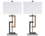 Syler Table Lamp (Set of 2) - Premium Table Lamp Pair from Ashley Furniture - Just $116.73! Shop now at Furniture Wholesale Plus  We are the best furniture store in Nashville, Hendersonville, Goodlettsville, Madison, Antioch, Mount Juliet, Lebanon, Gallatin, Springfield, Murfreesboro, Franklin, Brentwood