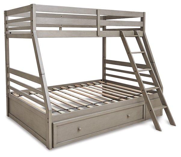 Lettner Youth Bunk Bed with 1 Large Storage Drawer - Premium Youth Bed from Ashley Furniture - Just $828.59! Shop now at Furniture Wholesale Plus  We are the best furniture store in Nashville, Hendersonville, Goodlettsville, Madison, Antioch, Mount Juliet, Lebanon, Gallatin, Springfield, Murfreesboro, Franklin, Brentwood