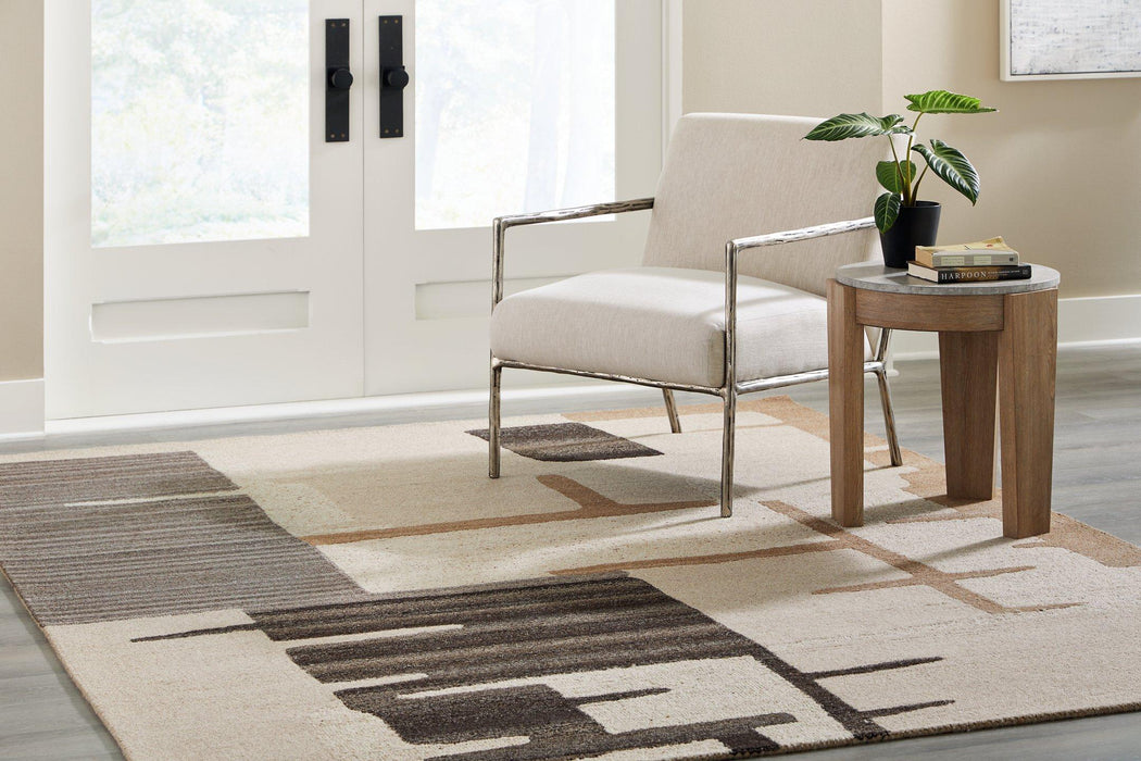 Kencher Rug - Premium Rug Medium from Ashley Furniture - Just $166.28! Shop now at Furniture Wholesale Plus  We are the best furniture store in Nashville, Hendersonville, Goodlettsville, Madison, Antioch, Mount Juliet, Lebanon, Gallatin, Springfield, Murfreesboro, Franklin, Brentwood