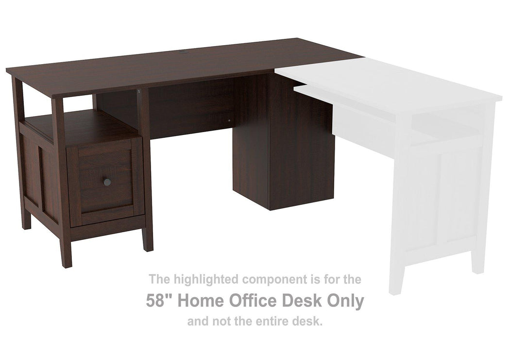 Camiburg 2-Piece Home Office Desk - Premium Desk from Ashley Furniture - Just $369.68! Shop now at Furniture Wholesale Plus  We are the best furniture store in Nashville, Hendersonville, Goodlettsville, Madison, Antioch, Mount Juliet, Lebanon, Gallatin, Springfield, Murfreesboro, Franklin, Brentwood