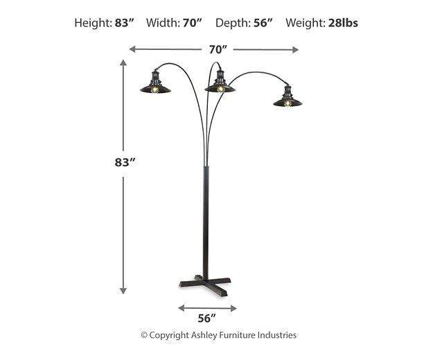 Sheriel Floor Lamp - Premium Floor Lamp from Ashley Furniture - Just $235.02! Shop now at Furniture Wholesale Plus  We are the best furniture store in Nashville, Hendersonville, Goodlettsville, Madison, Antioch, Mount Juliet, Lebanon, Gallatin, Springfield, Murfreesboro, Franklin, Brentwood