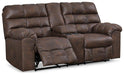 Derwin Reclining Loveseat with Console - Premium Loveseat from Ashley Furniture - Just $788.31! Shop now at Furniture Wholesale Plus  We are the best furniture store in Nashville, Hendersonville, Goodlettsville, Madison, Antioch, Mount Juliet, Lebanon, Gallatin, Springfield, Murfreesboro, Franklin, Brentwood