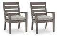 Hillside Barn Outdoor Dining Arm Chair (Set of 2) - Premium Outdoor Dining Chair from Ashley Furniture - Just $890.93! Shop now at Furniture Wholesale Plus  We are the best furniture store in Nashville, Hendersonville, Goodlettsville, Madison, Antioch, Mount Juliet, Lebanon, Gallatin, Springfield, Murfreesboro, Franklin, Brentwood