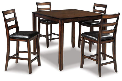 Coviar Counter Height Dining Table and Bar Stools (Set of 5) - Premium Counter Height Table from Ashley Furniture - Just $456.53! Shop now at Furniture Wholesale Plus  We are the best furniture store in Nashville, Hendersonville, Goodlettsville, Madison, Antioch, Mount Juliet, Lebanon, Gallatin, Springfield, Murfreesboro, Franklin, Brentwood