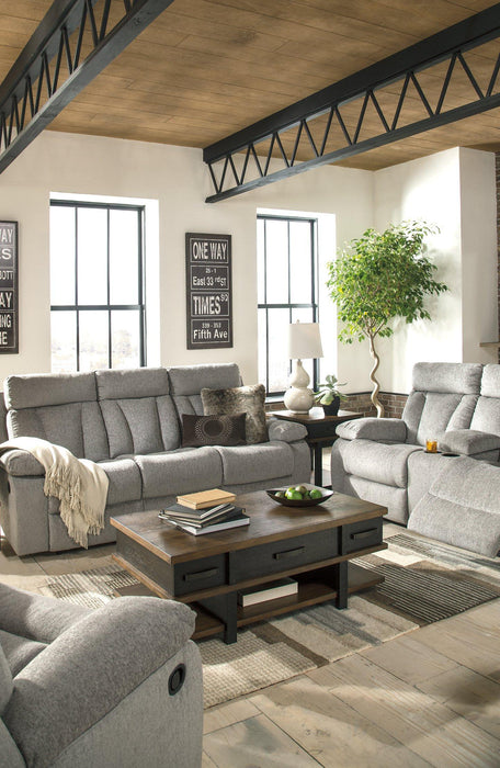 Mitchiner Reclining Sofa with Drop Down Table - Premium Sofa from Ashley Furniture - Just $855.87! Shop now at Furniture Wholesale Plus  We are the best furniture store in Nashville, Hendersonville, Goodlettsville, Madison, Antioch, Mount Juliet, Lebanon, Gallatin, Springfield, Murfreesboro, Franklin, Brentwood